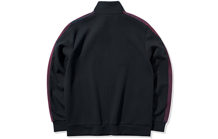 Li-Ning Wade Series Sports Cardigan Stand Collar Black AWDQ203-1