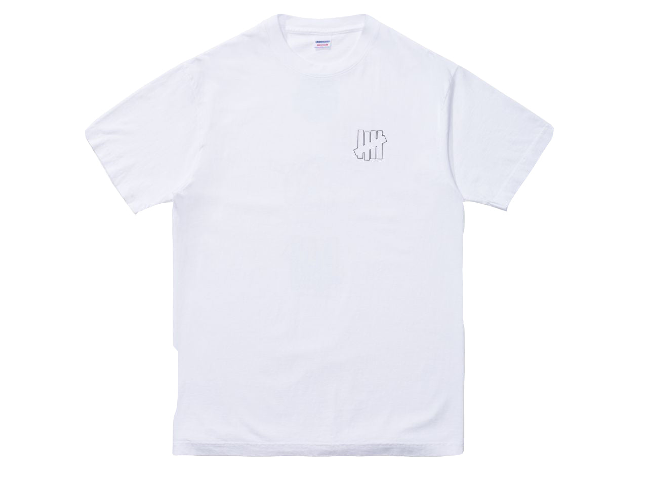 UNDEFEATED ICON S/S TEE Back logo Short-sleeve Tee Unisex White 80103-WHITE