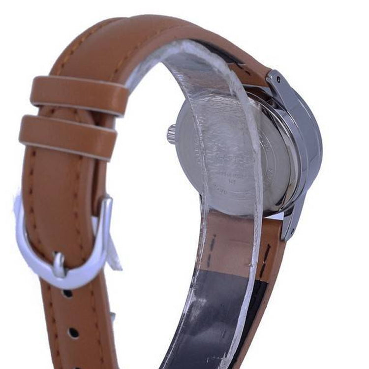 CASIO DRESS Series Quartz Brown Orange Brown Brown Analog LTP-V002L-7B3