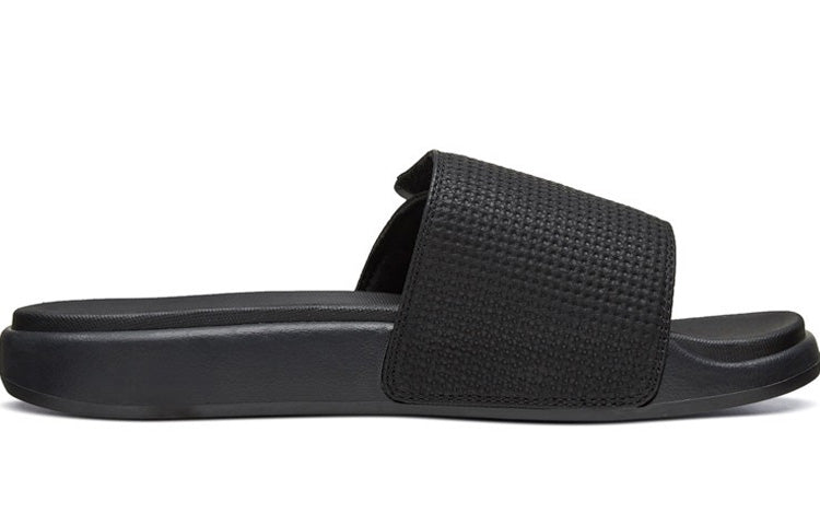Skechers Velcro Flat Heel Sports Slippers Black 51729-BBK