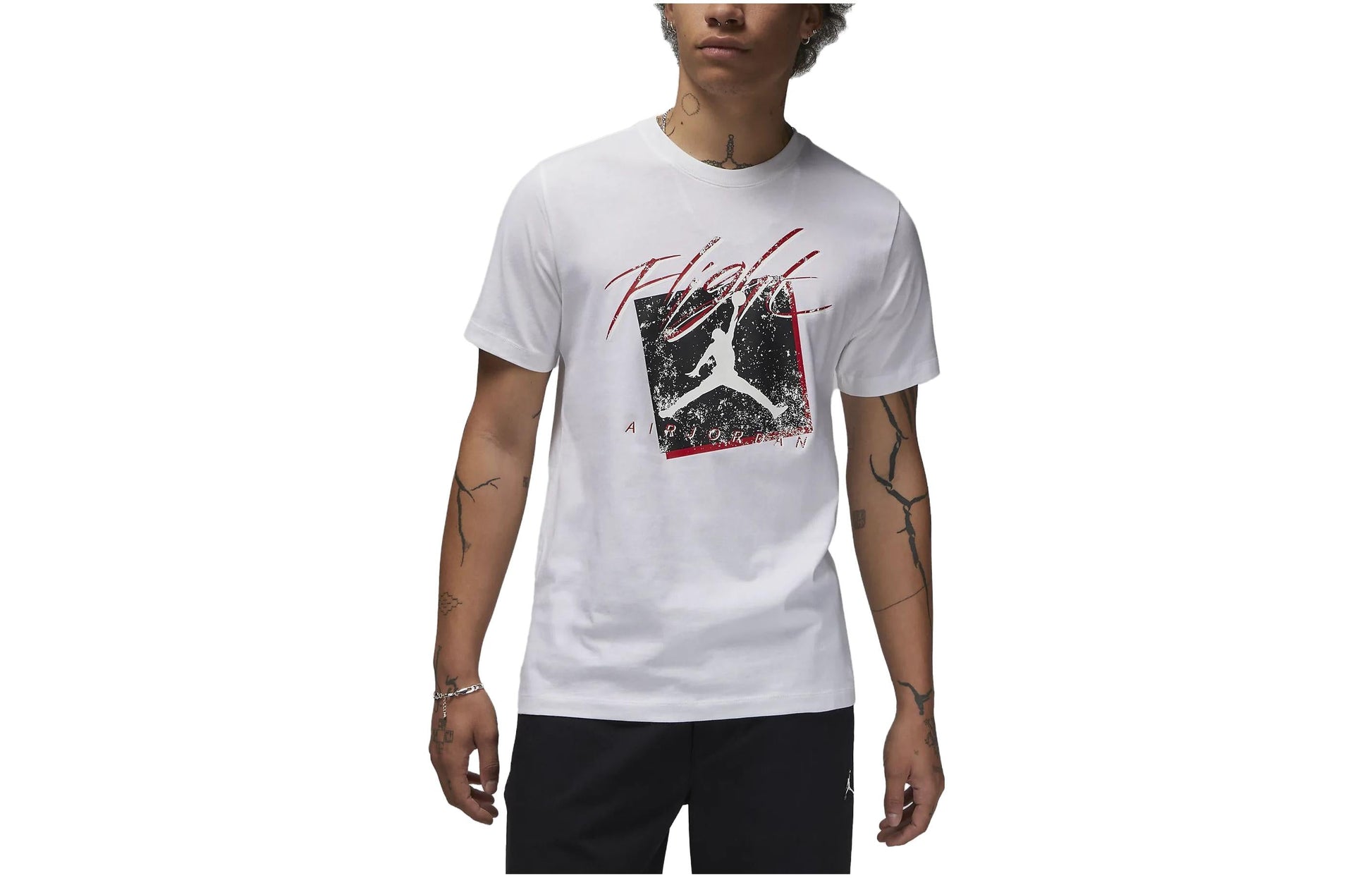 Air Jordan Flight Graphic T-Shirt 'White' DX9593-100