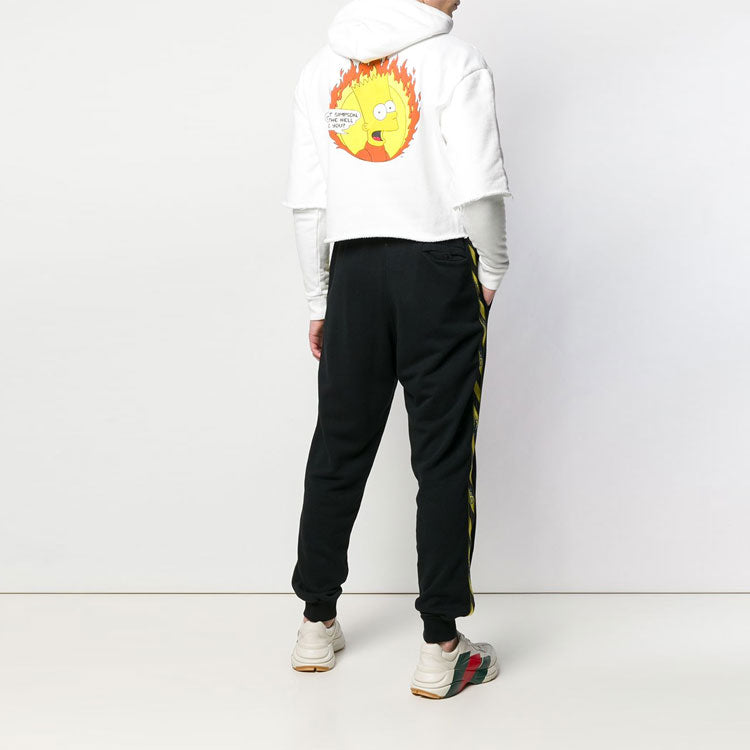 Off-White Bart logo Slim Fit Short Ordinary Version White OMBB048S19D250350188