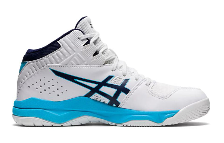 (GS) ASICS Dunkshot MB 9 White/Blue 1064A006-106