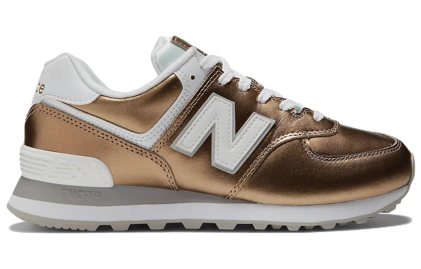 (WMNS) New Balance 574 Low-Top Gold WL574LC2