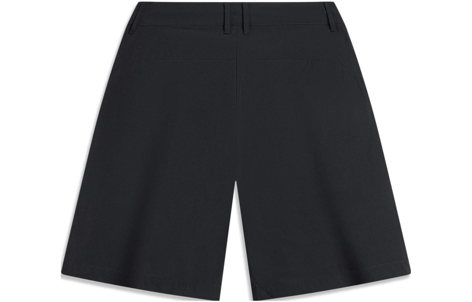 Li-Ning Label Logo Shorts 'Black' AKST439-1