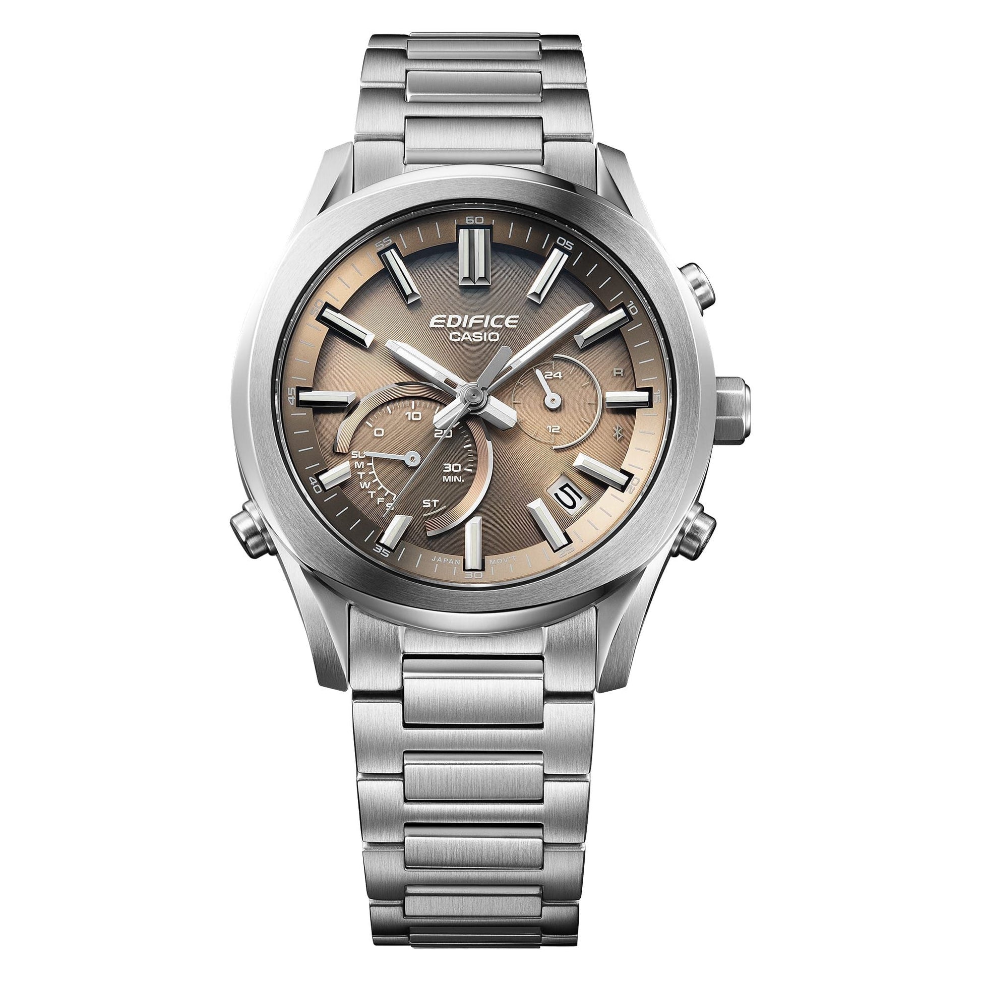 CASIO Edifice EQB-1300 Series 'Silver Brown' EQB-1300D-5A
