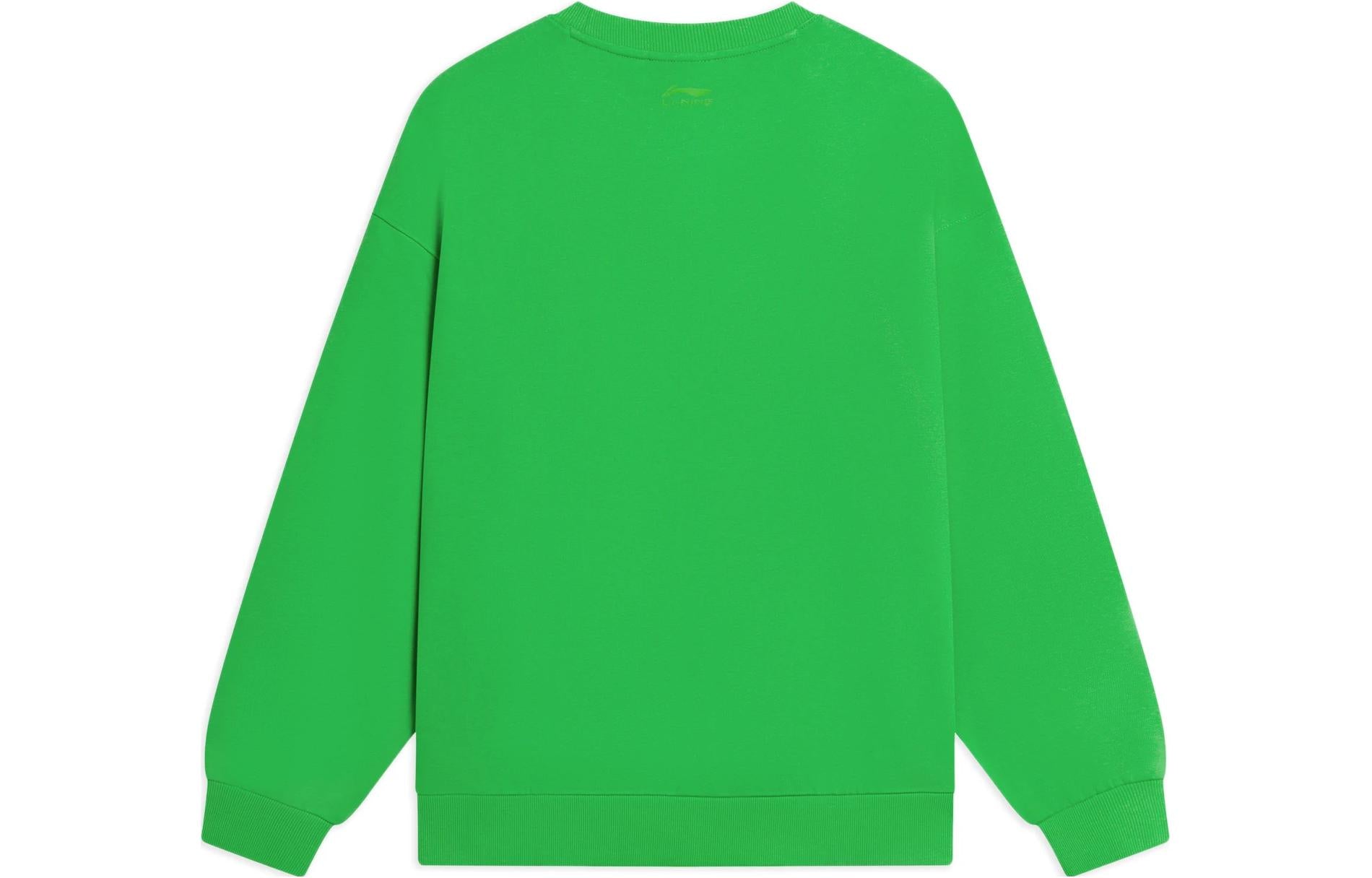 Li-Ning Anything Is Possible Graphic Sweatshirt 'Neon Green' AWDSF75-3