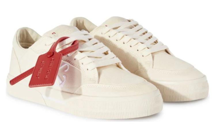 (WMNS) Off-White New Low Vulcanized Canvas Sneakers 'Beige' OWIA288S24FAB0010301