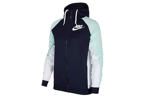 Nike Sportswear Color-Block Pullover Hoodie White/Pink/Blue AR6216-451