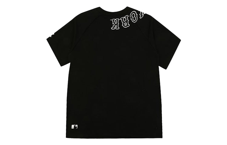MLB NY Yankies Yankees Alphabet Short Sleeve Unisex Black 31TSCA031-50L