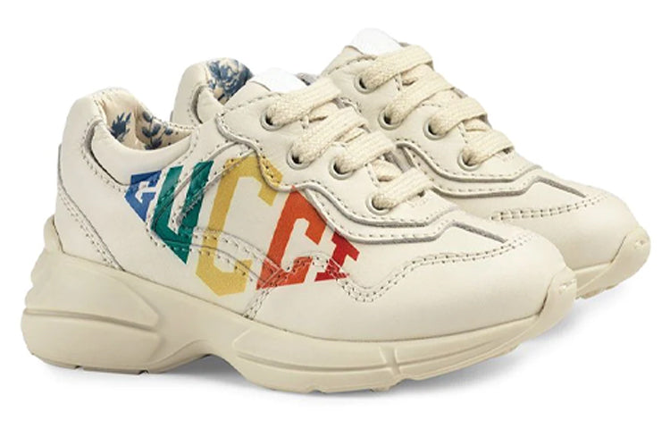 (GS) Gucci Gucci Print Rhyton Sneaker 'White' 612996-DRW00-9022