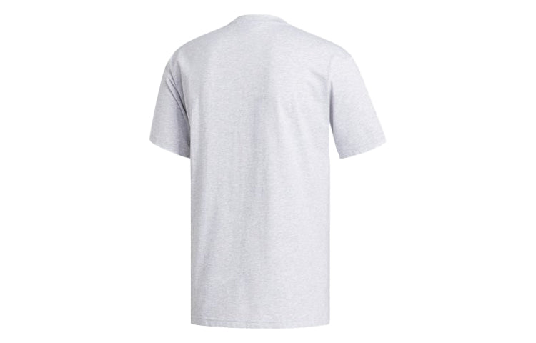 adidas originals CLUBPILLARSTEE Printing Sports Short Sleeve Gray FM1451