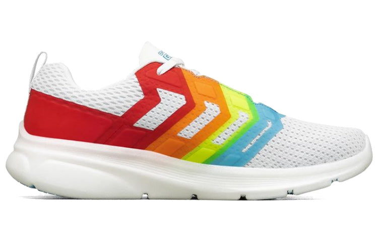 (WMNS) Skechers Hyper Pillars Running Shoes White/Red/Orange 130003-WMLT