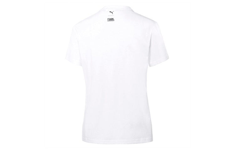 (WMNS) PUMA FENDI Crossover Short Sleeve White 595565-02
