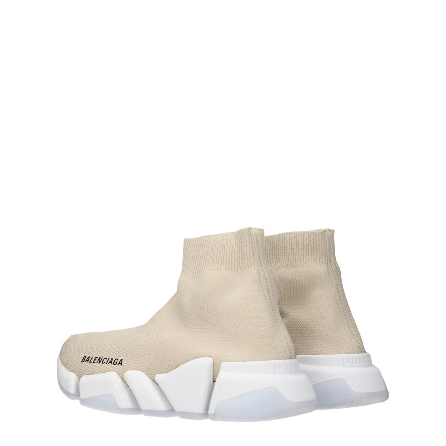 (WMNS) Balenciaga Speed 2.0 Trainers 'Rib-Knit Light Beige' 654045W2DI29195