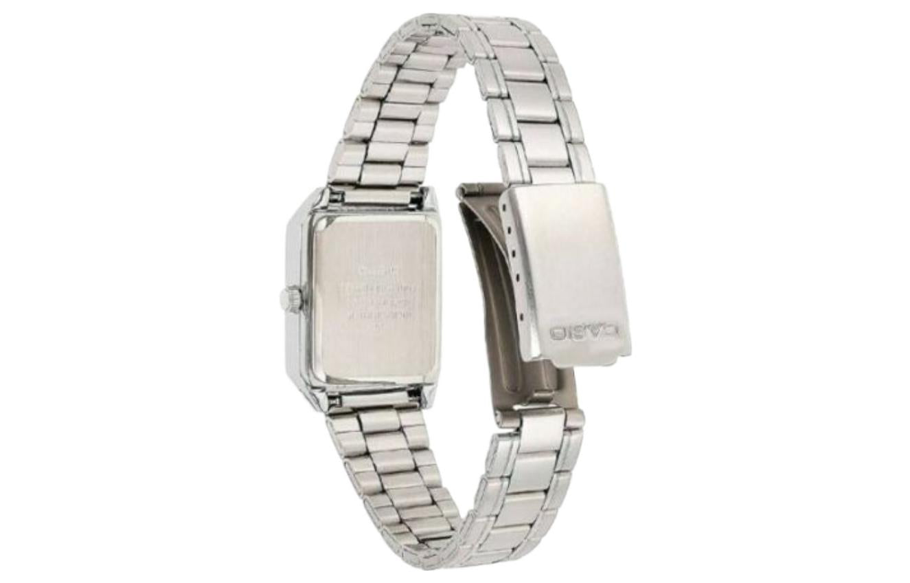 CASIO Ladies DRESS Quartz Silver Analog LTP-V007D-7B