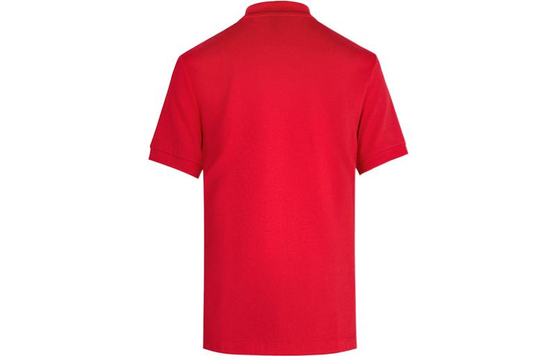 Men's Burberry SS21 Collar Short Sleeve Polo Shirt Red 80031221