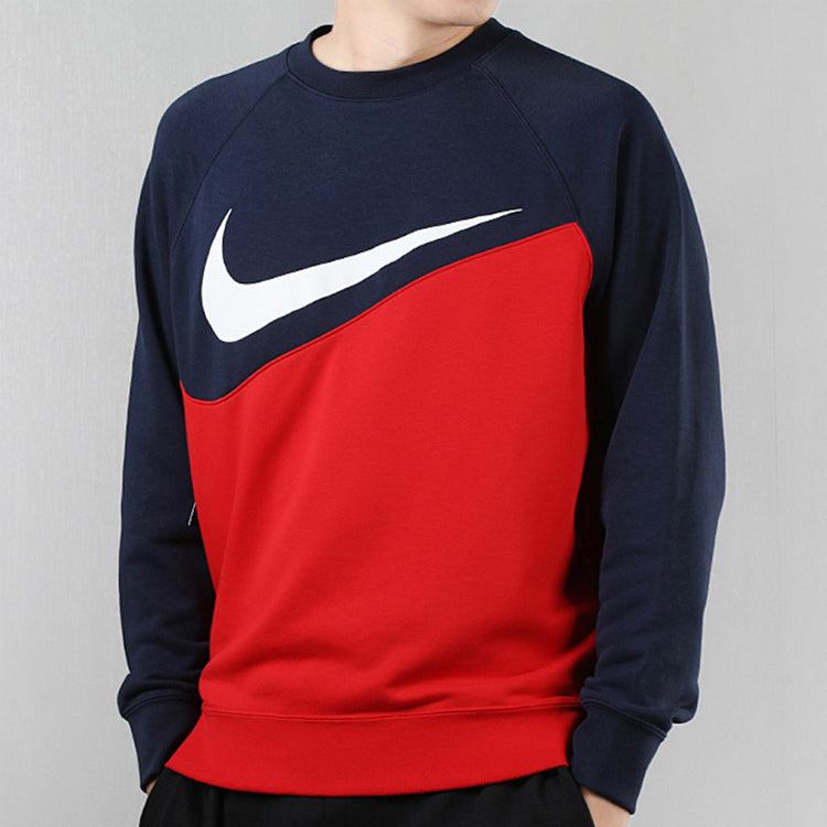Nike Sportswear Round Neck Sports Sweater Men's Red CV9153-657