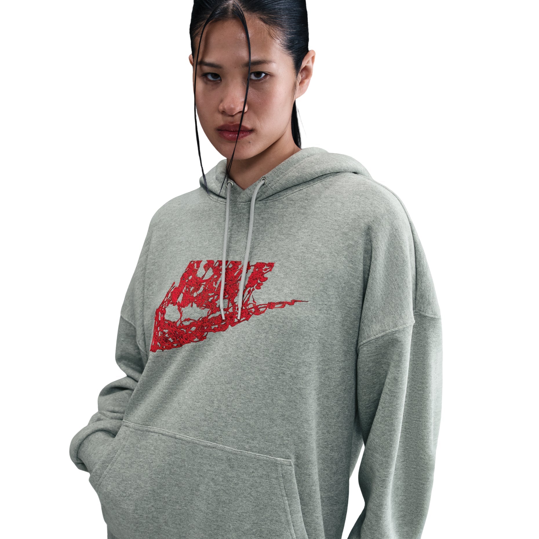 Nike x Stranger Things Vecna Hoodie 'Grey' IB5660-063