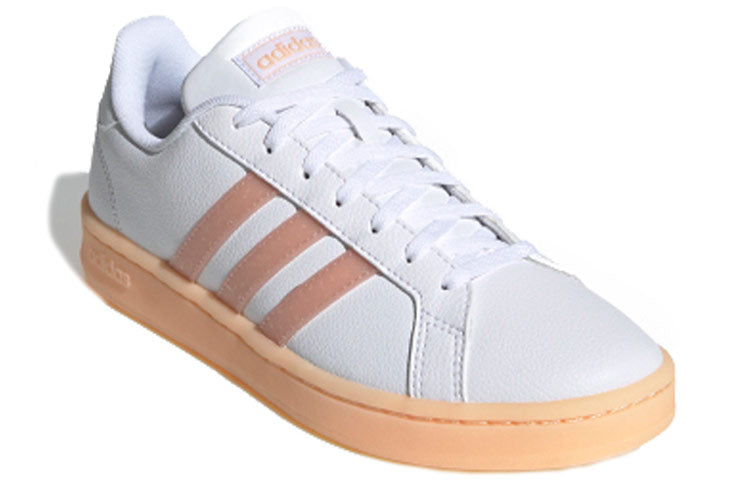 (WMNS) adidas Grand Court 'White Glow Orange' FW5900