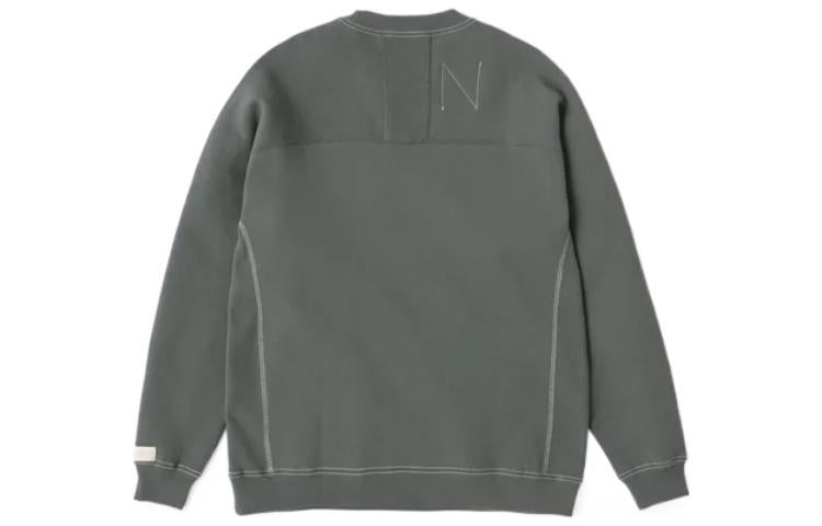 New Balance 1000 Sweat Crew Regular Fit Asia Sizing 'Grey Green' AMT25019-NSE
