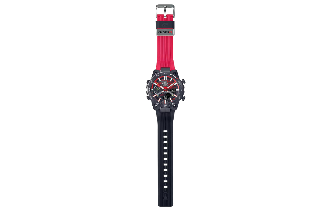 CASIO Digital-Analog 'Red Black Grey' ECB-2000NIS-1A