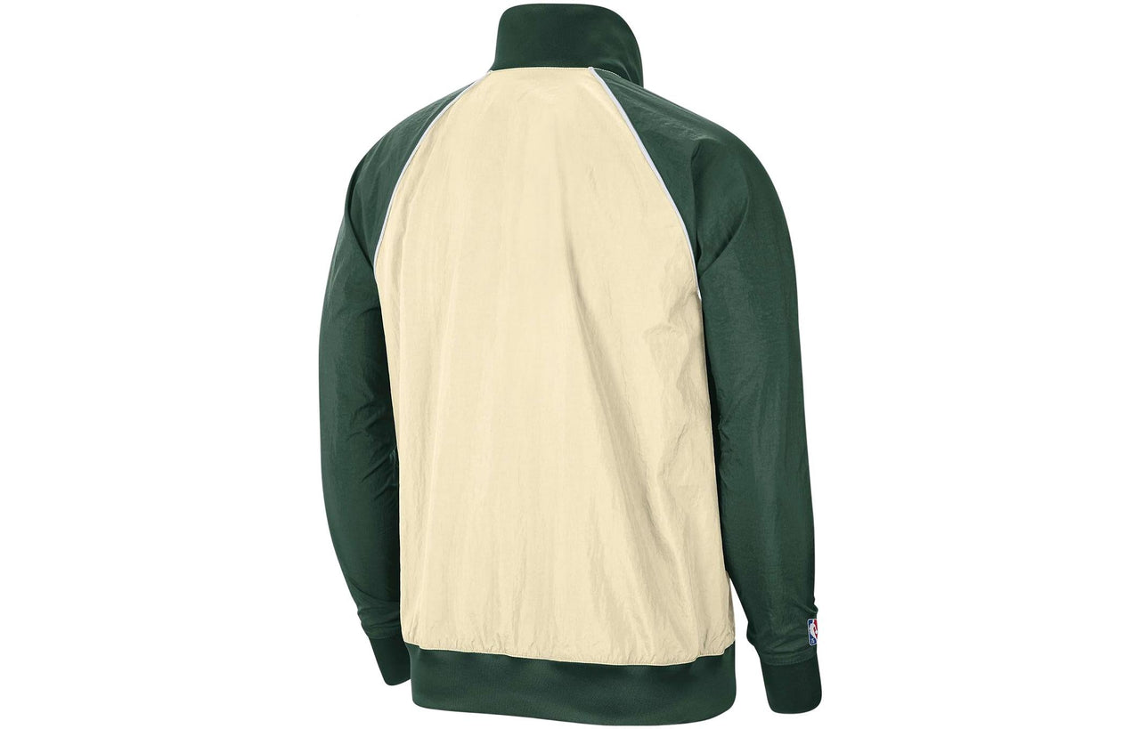 Nike NBA MIL zipped jacket 'Green White' DB1631-280