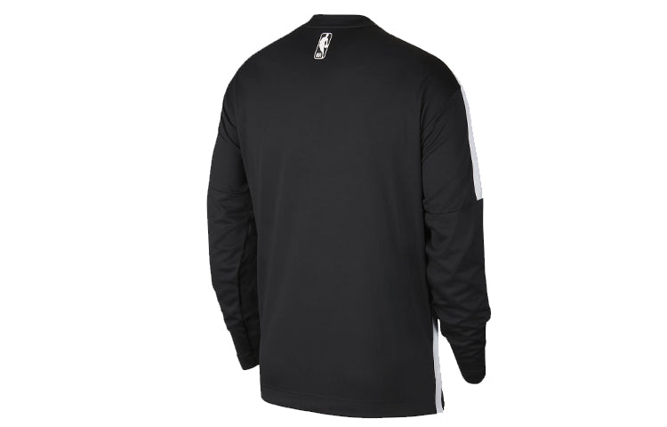 Nike Dri-FIT NBA Los Angeles Lakers Sports Round Neck Pullover Long Sleeves Black CW2246-010