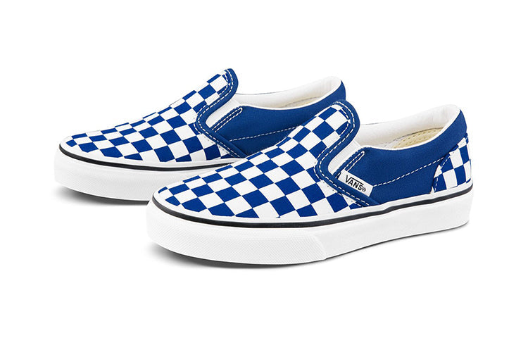 (PS) Vans Classic Slip-On Checkboard 'Blue White' VN0A4BUT2J8