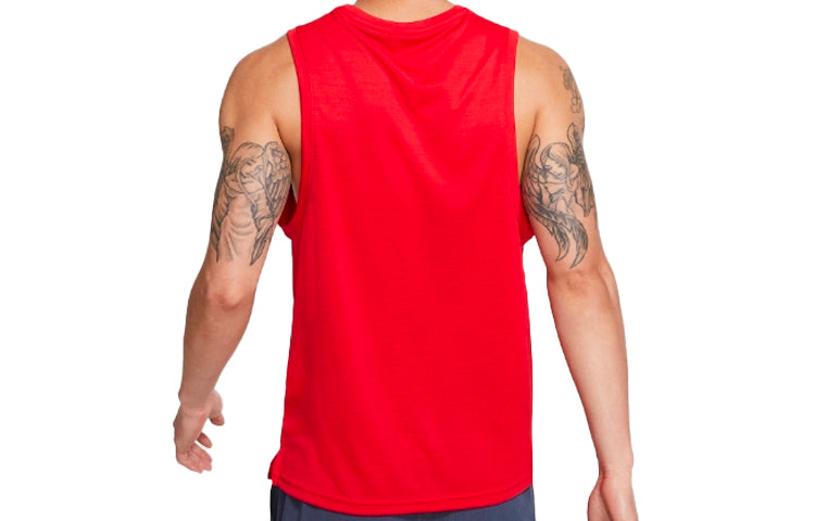 Nike Superset Training Vest Quick Dry Gym Vest Large Red AQ0464-657