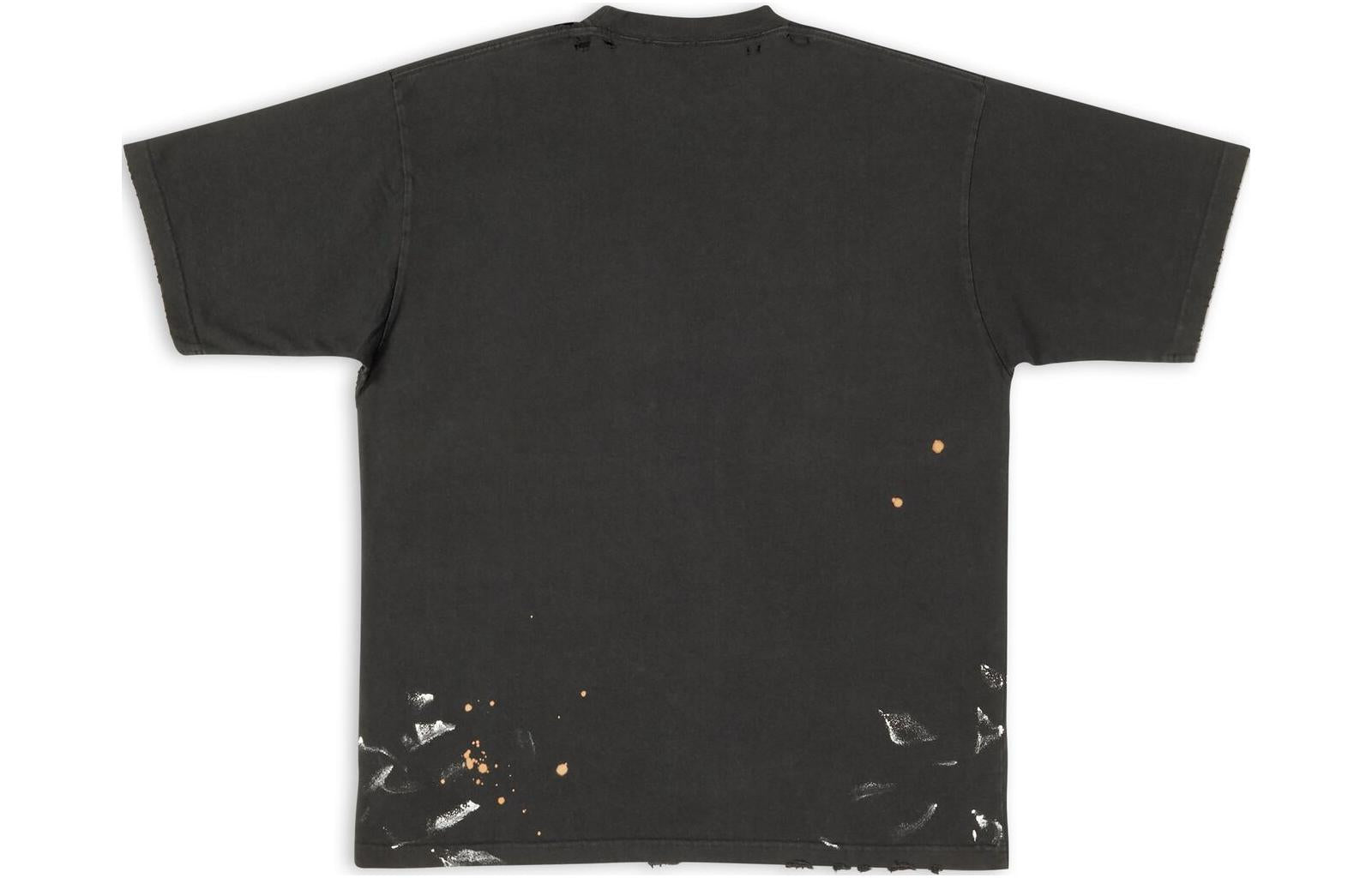Balenciaga 90/10 T-Shirt Large Fit 'Black' 641675TMVH31055