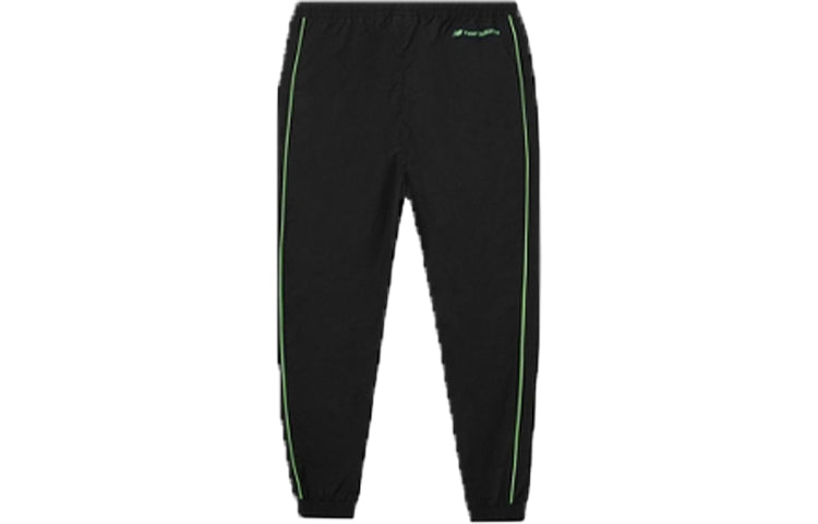 New Balance Trendy Apparel Pants Asia Sizing 'Black Green' AMP03322-BK