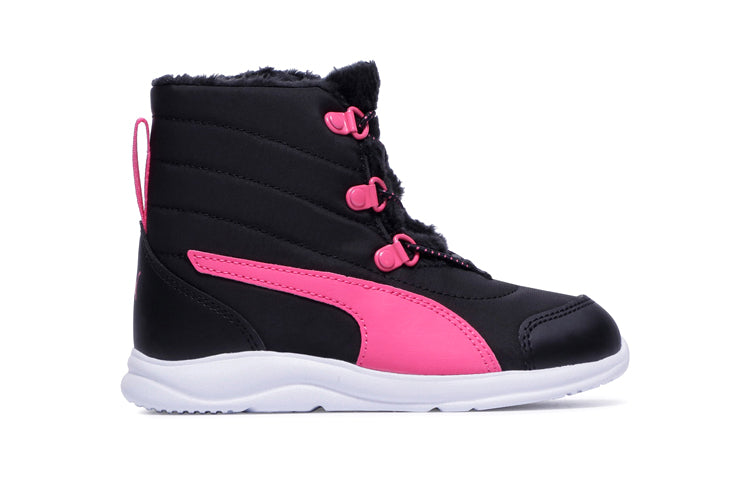 (PS) PUMA Fun Racer Boot AC Black/Pink 194281-02