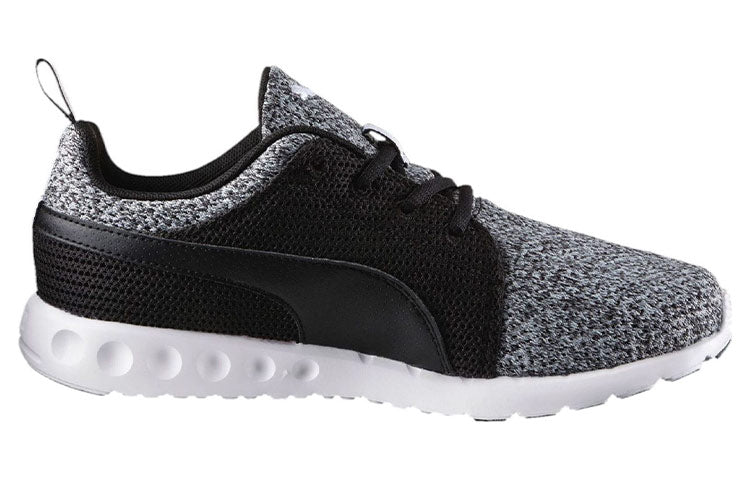 (WMNS) PUMA Carson Runner Heather GreyBlackLow Top Running Shoes GreyBlack 'Grey Black' 189027-01