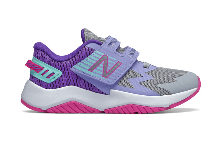 New Balance Kids' Rave Run Grey/Purple PTRAVBL1
