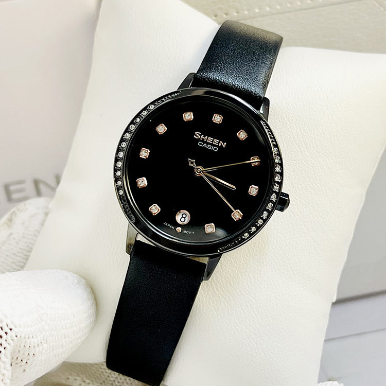 CASIO SHEEN Series Wrist Black Analog SHE-4056BL-1A
