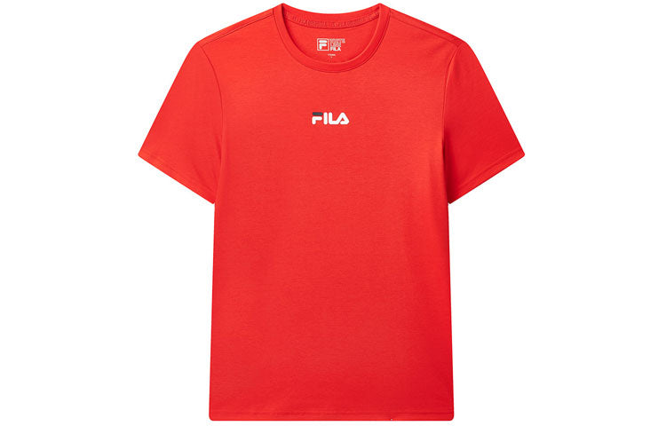 FILA Back Heart Shape Printing Pattern Short Sleeve Red F11M028111F-RD