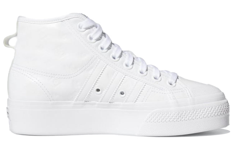 (WMNS) adidas Nizza Platform Mid 'Cloud White' FY7602