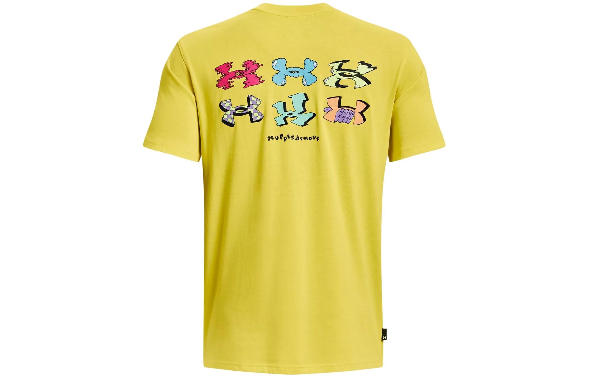Under Armour Checkered Heavyweight T-shirt 'Yellow' 1376837-799