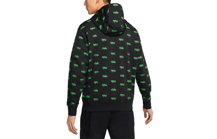Nike Sportswear Club Casual Sports Alphabet Printing Black DC8091-010