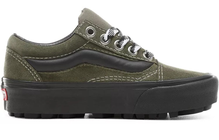 Vans 90s Retro Old Skool Lug Platform 'Black Green' VN0A3WLXVRY