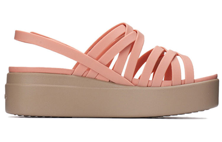 (WMNS) Crocs Thick Sole Cozy Fashion Sports Pink Sandals 206751-6RL