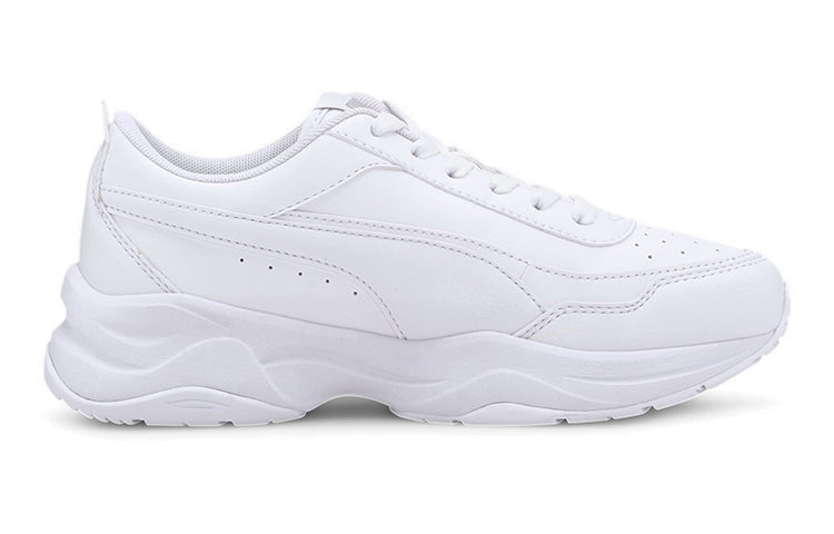 (GS) PUMA Cilia Mode Low Top Running Shoes White 374231-02