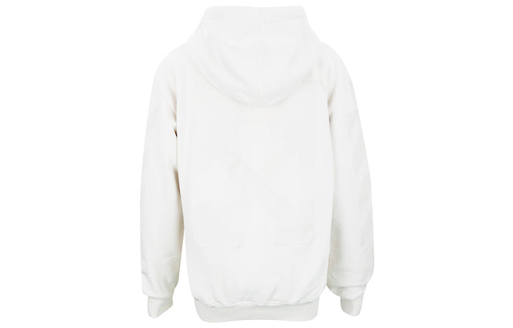 (WMNS) Off-White Hooded Cotton Sweater White OWBB032E19F300960101