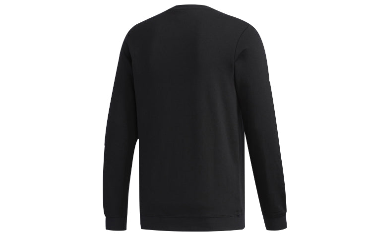 adidas neo Series Logo Printing Round Neck Pullover Black FP7428