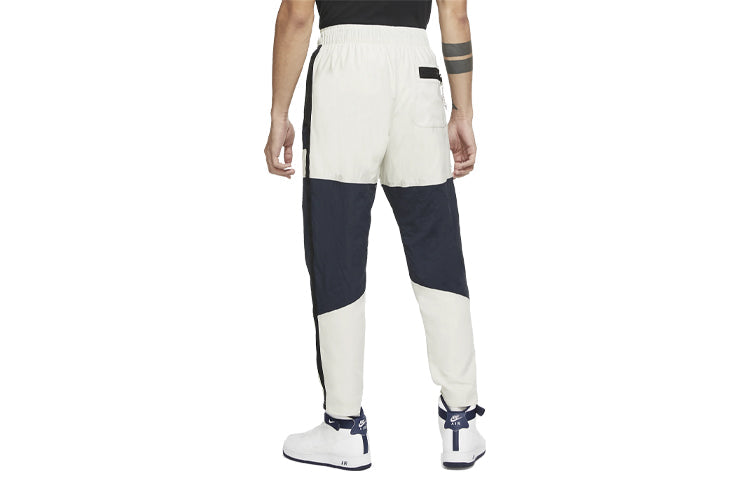 Nike Sportswear NSW Splicing Woven Casual Long Pants White CZ3303-072
