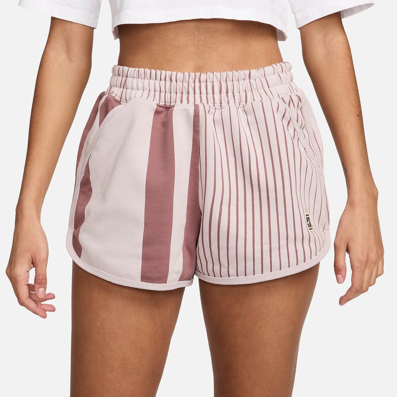 (WMNS) Nike Court Heritage Dri-FIT Printed Tennis Shorts 'Platinum Violet' FD6544-019