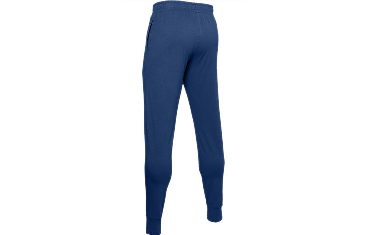 Under Armour Sportstyle Cotton Graphic Joggers 'Navy White' 1329298-449
