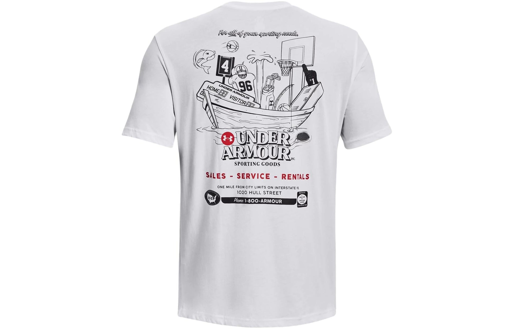 Under Armour Training Graphics Tee 'White' 1376856-100