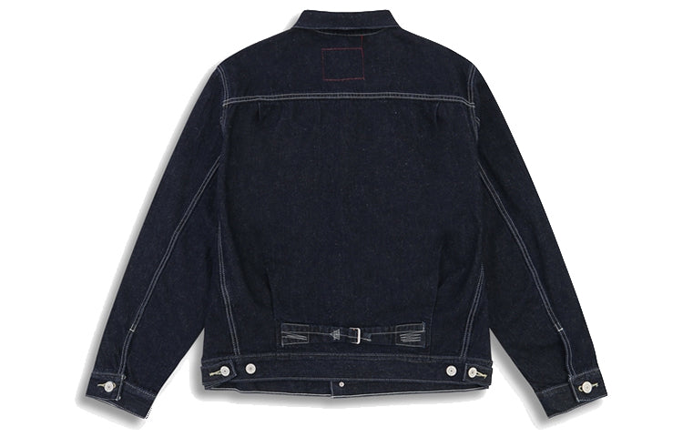 Men's Levis Series Lapel Denim Jacket Autumn Dark Denim A0142-0000